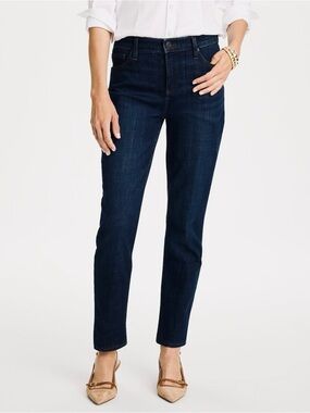 CHICO’S Fabulously Slimming Ankle Dark Indigo Cropped Slim Jeans — #110 LHP